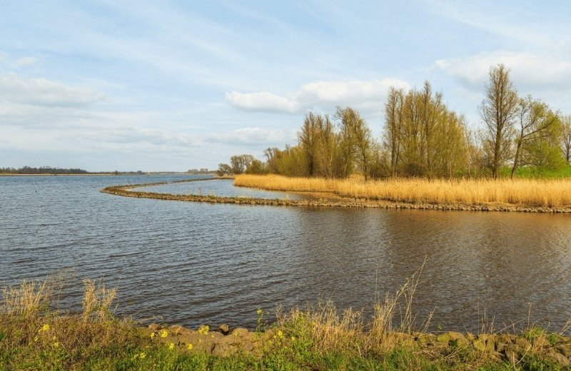 Fietsroute onder de Amer